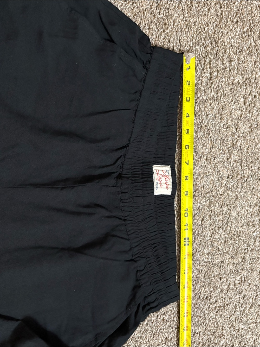 Marine Layer Black Wide-Leg Pull-On Pants - Picture 5 of 8